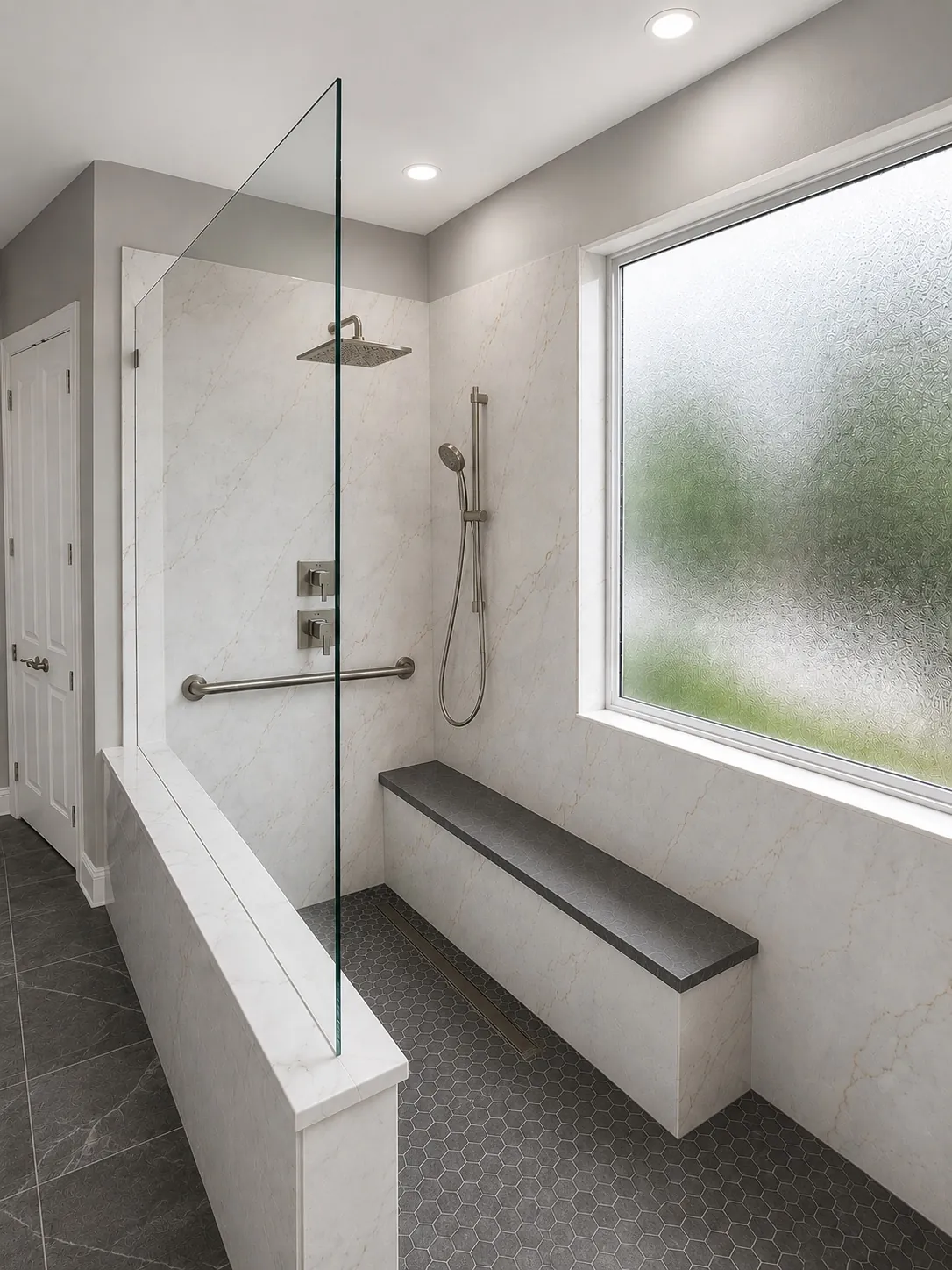 Tub-to-Shower Conversion by All American Home Renovators