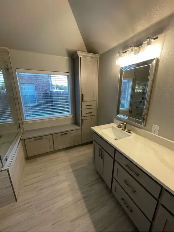 Vanities & Storage Completed Project by All American Home Renovators