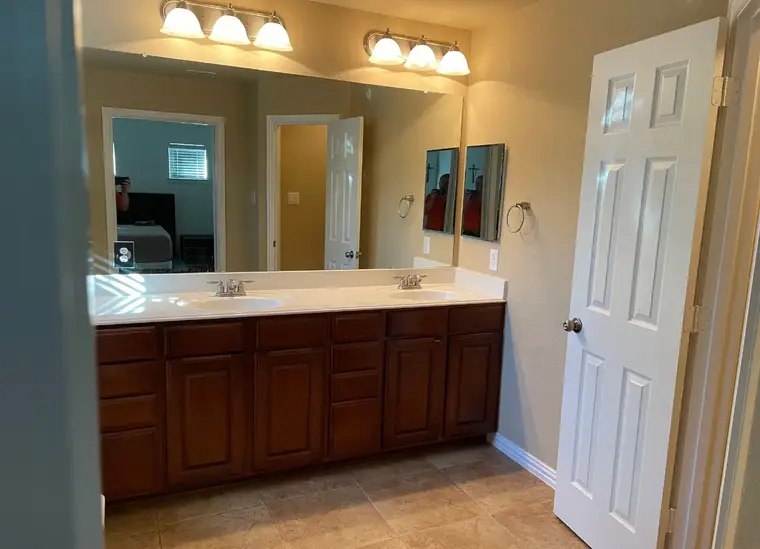 Vanities & Storage Before by All American Home Renovators
