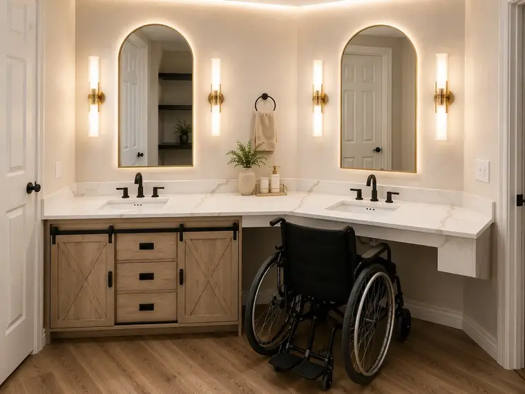 Full Bathroom Remodels After by All American Home Renovators