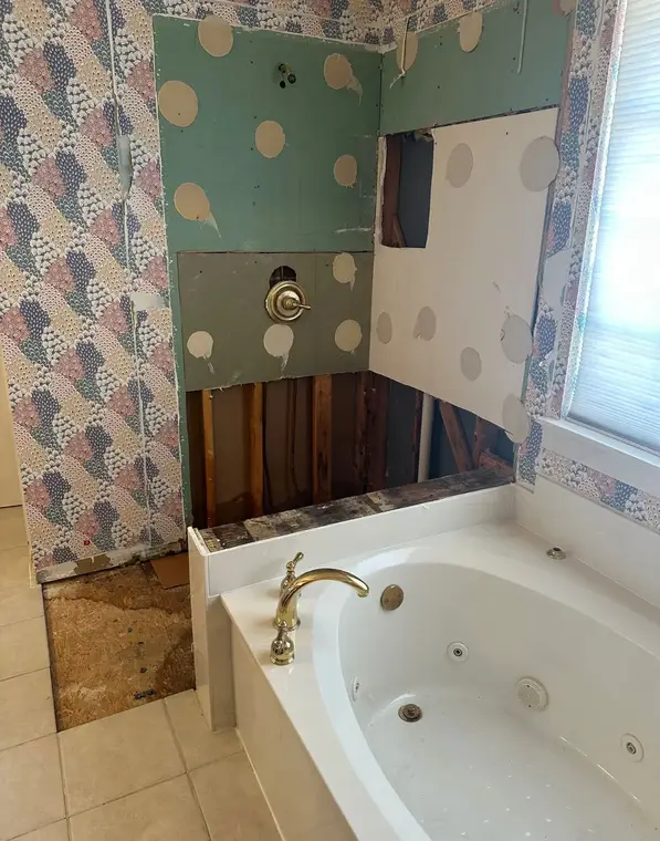 Full Bathroom Remodels Before by All American Home Renovators