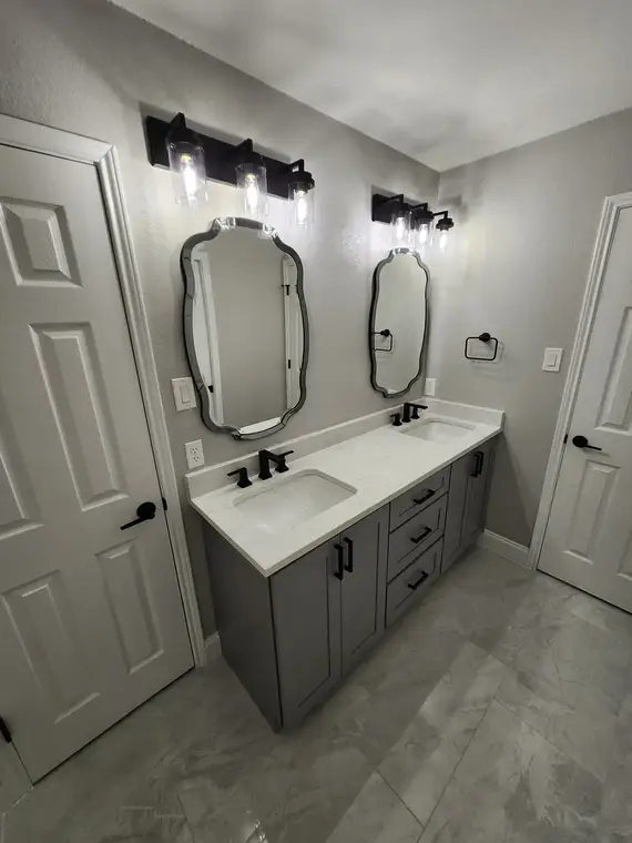 Full Bathroom Remodels After by All American Home Renovators