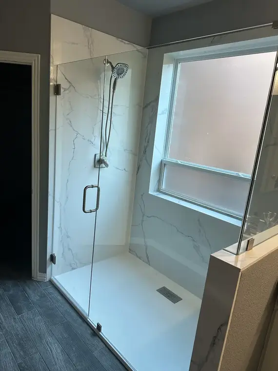 Tub-to-Shower Conversions After by All American Home Renovators
