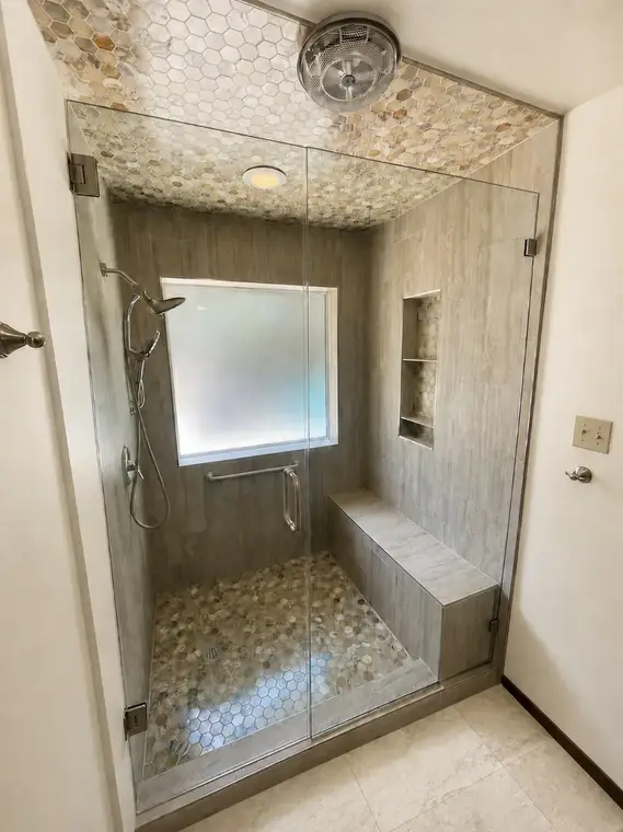 Tub-to-Shower Conversions After by All American Home Renovators