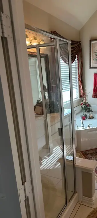 Walk-In Showers Before by All American Home Renovators
