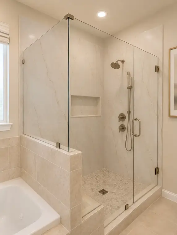 Walk-In Showers After by All American Home Renovators