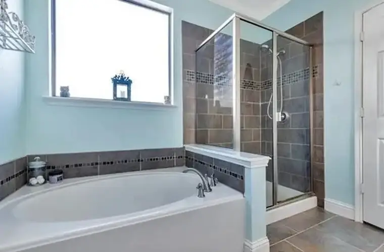 Walk-In Showers Before by All American Home Renovators