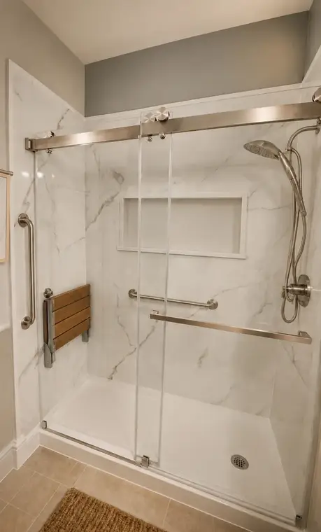 Walk-In Showers After by All American Home Renovators