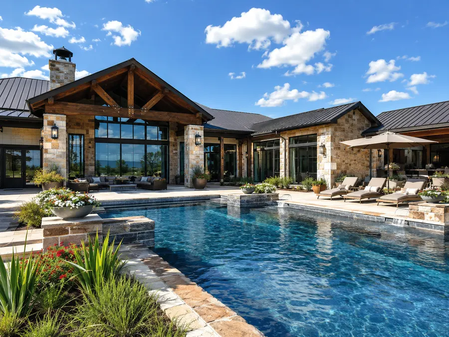 North Texas home with replacement windows and doors